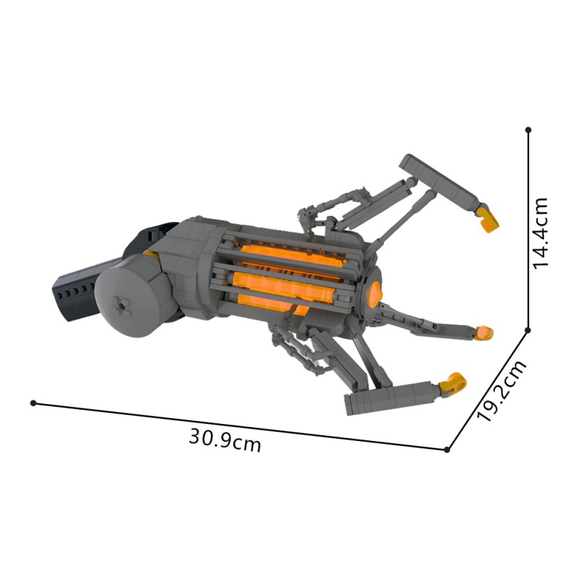 GOBRICKS MOC 252089 Gravity Gun - YWOBB