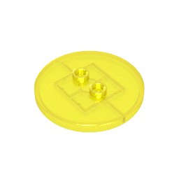 GOBRICKS GDS-90362 Tile Round 4 x 4 with 2 Hollow Studs - YWOBB