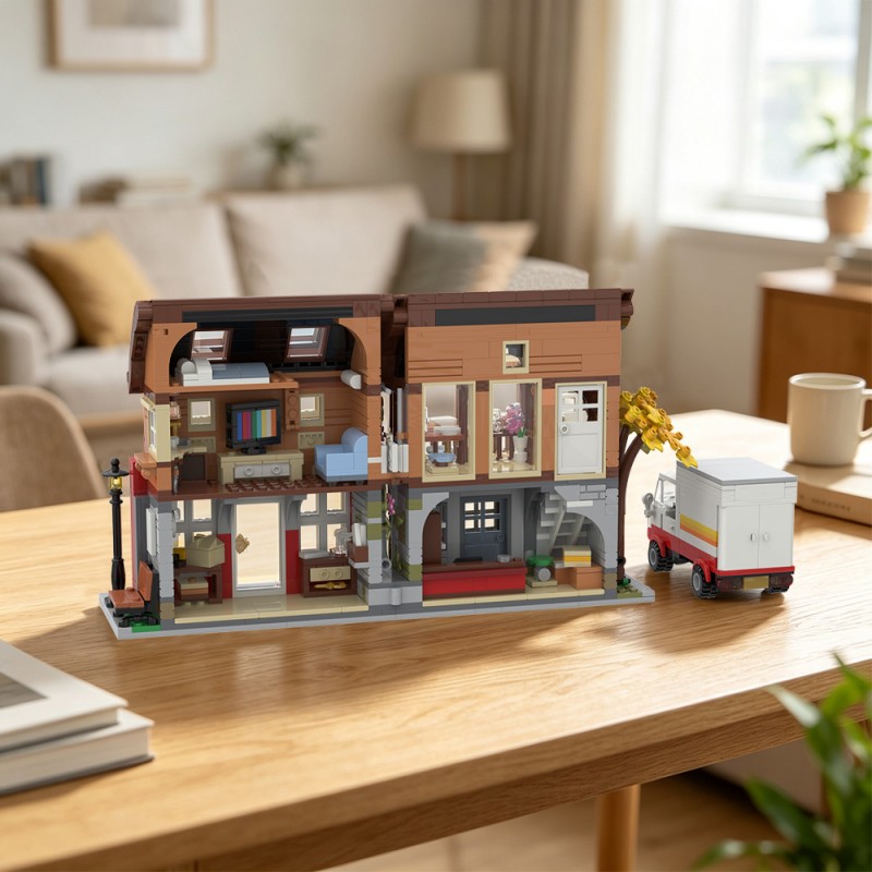 GOBRICKS MOC 256725 The Red Postal Street - YWOBB