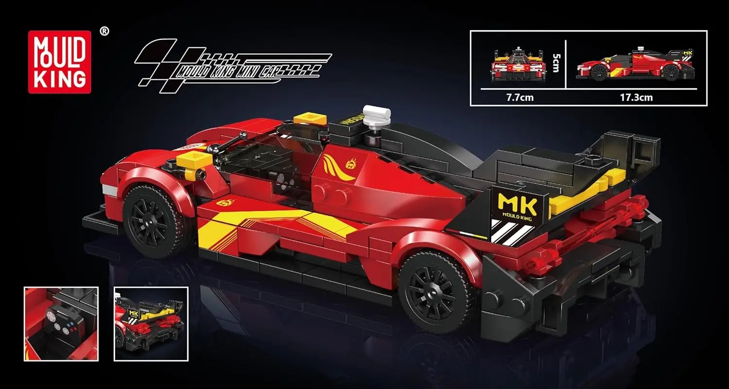 Mould King 27100 FR499P Le Mans Hypercar - YWOBB