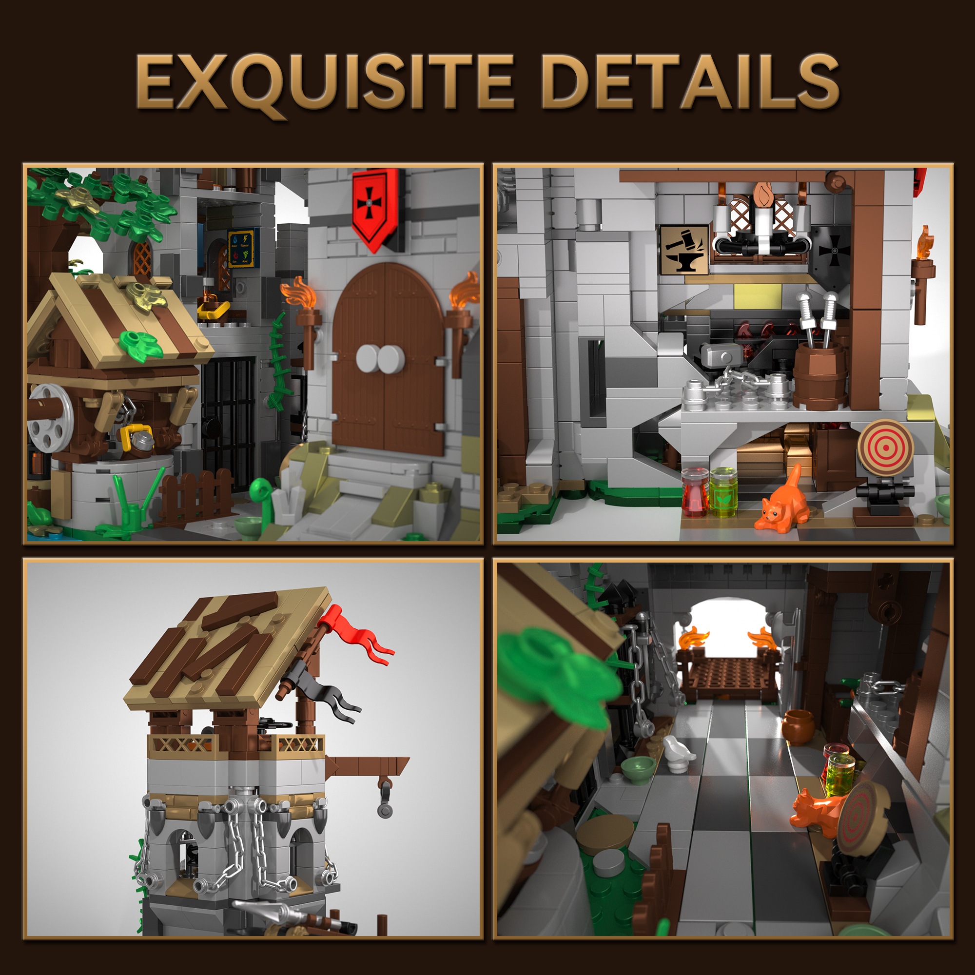 Iambrick 40210 Holy Spirit Knight Fortress - YWOBB