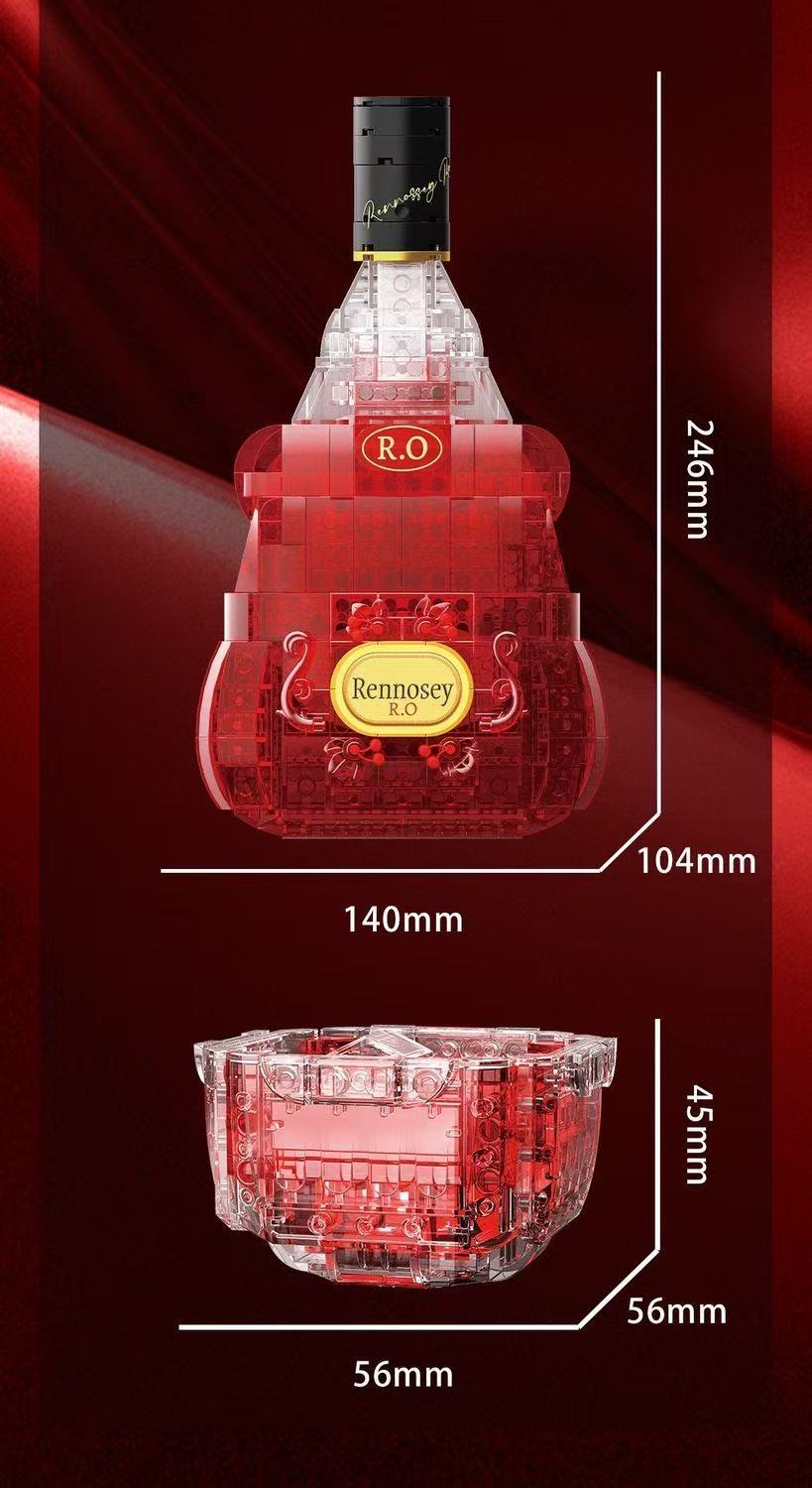 STACKO BRICKS 03001 Lenors R.O. Wine Bottle - YWOBB