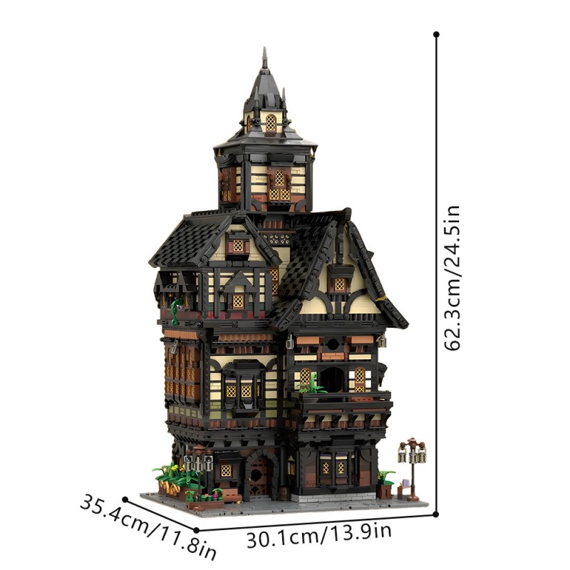GOBRICKS MOC 246631 THE SAGE'S TOWERHOUSE - YWOBB
