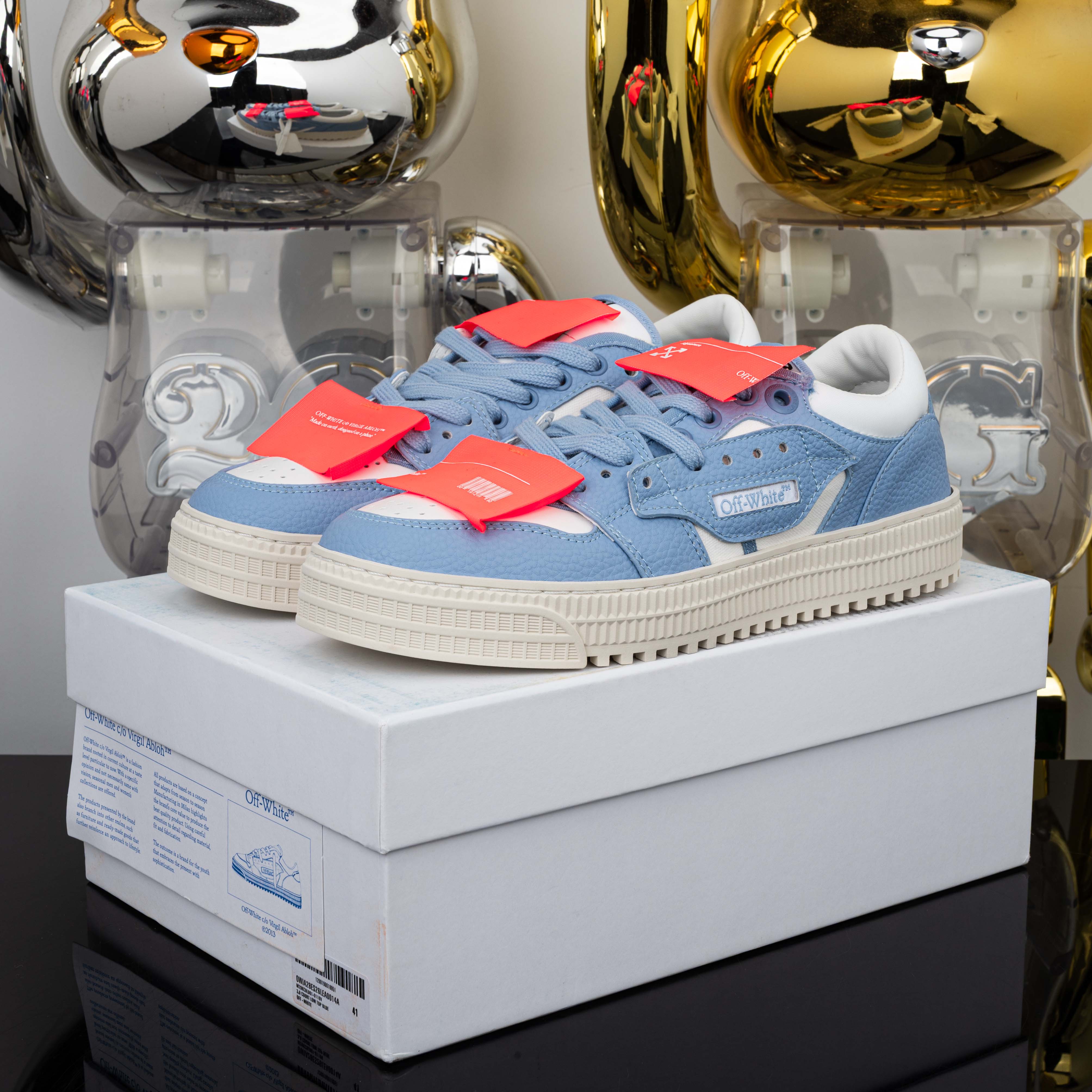 Off-White 3.0 Off Court Low Top Blue OWIA28ES26LEA0014A