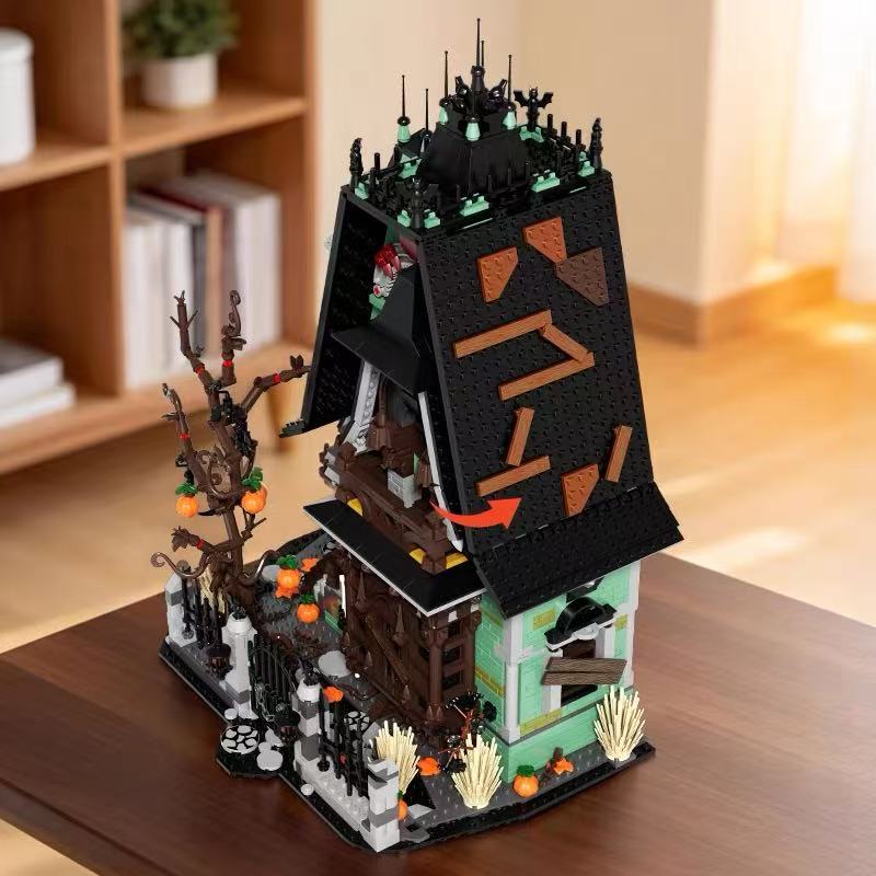 Xbert 66223 Gothic retro haunted house with Lights - YWOBB