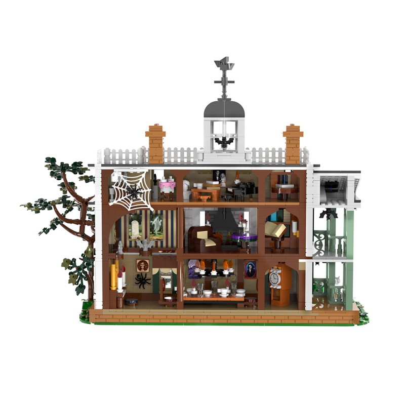 GOBRICKS MOC S1028 Haunted Mansion - YWOBB