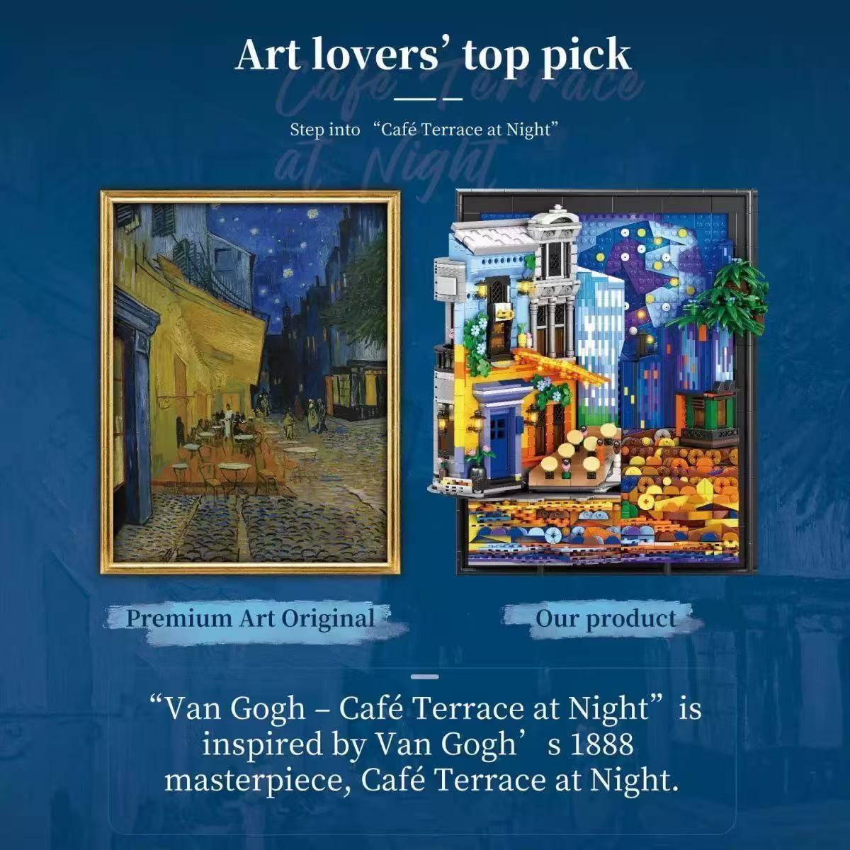 Reobrix 66702 Van Gogh Night Coffee Shop - YWOBB