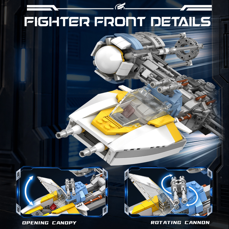 Amazing Block M917 Star Plan Y-Wing Starfighter DELTA VANGUARD BOMBER - YWOBB