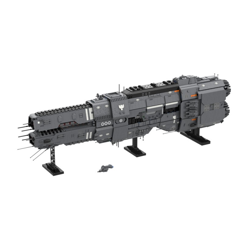 GOBRICKS MOC 243432 Artemis-class Battlecruiser - UNSC Artemis Agrotera - YWOBB