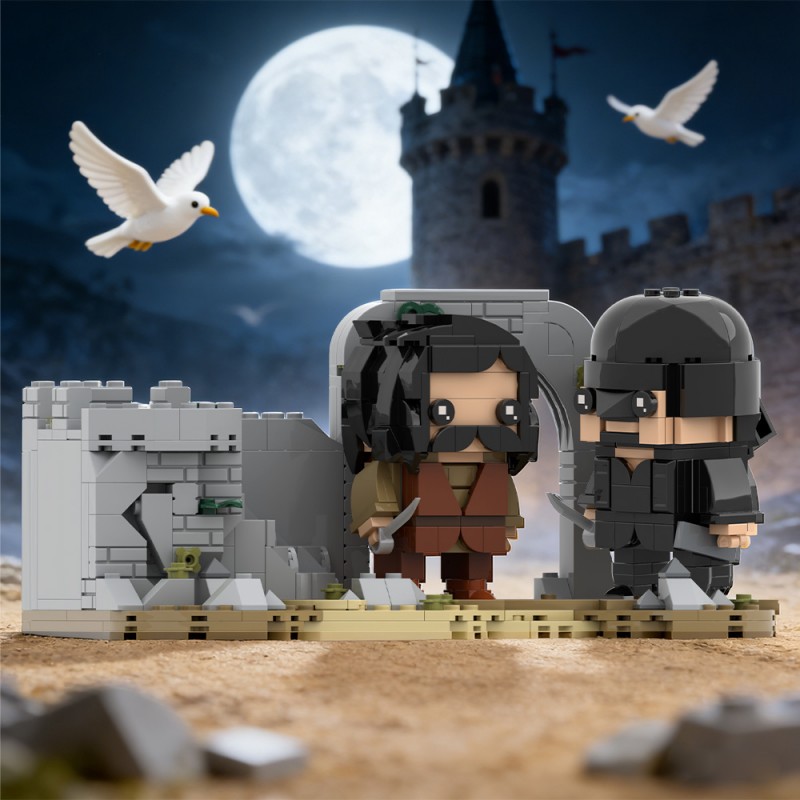 GOBRICKS MOC S0147 The Princess Bride Westley fights Inigo - YWOBB