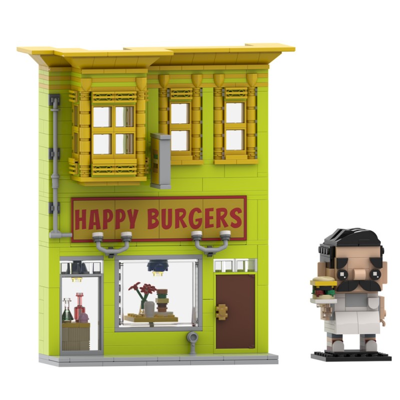 GOBRICKS MOC S0140 Bob's burgers - YWOBB
