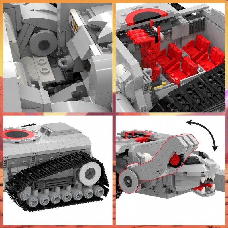 GOBRICKS MOC S1048 ThunderCats Vehicle - YWOBB