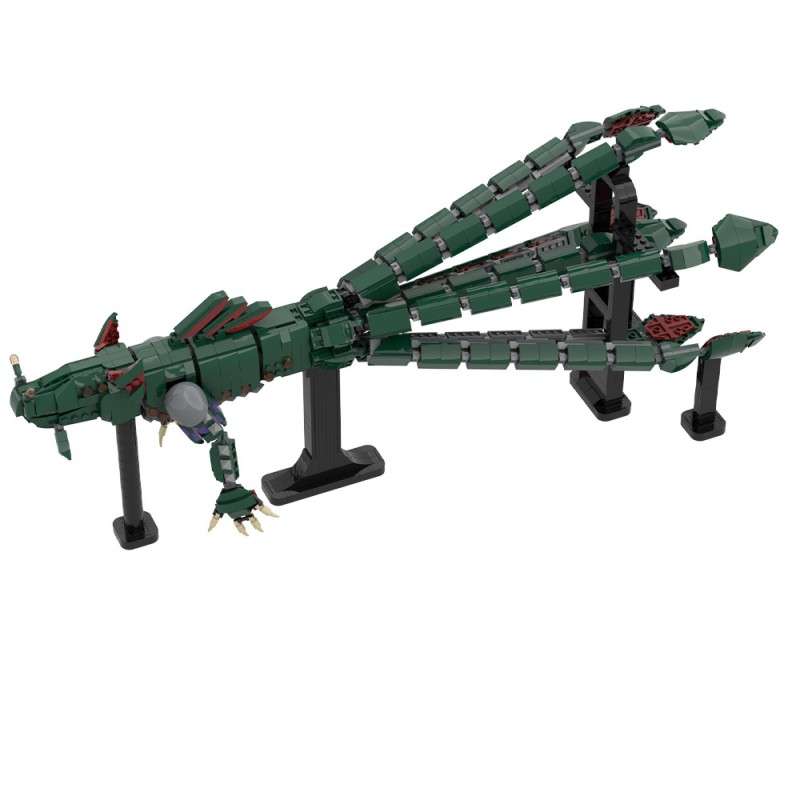 GOBRICKS MOC 232734 Sea Dragon Leviathan (Subnautica) - YWOBB