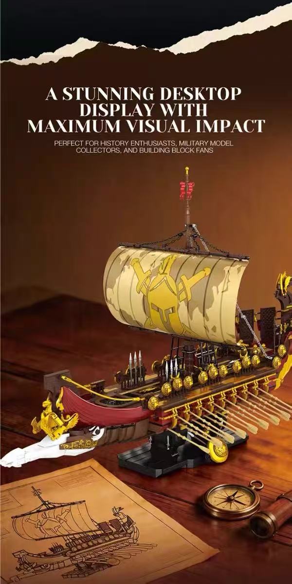 Reobrix 66104 Spartan Warship - YWOBB