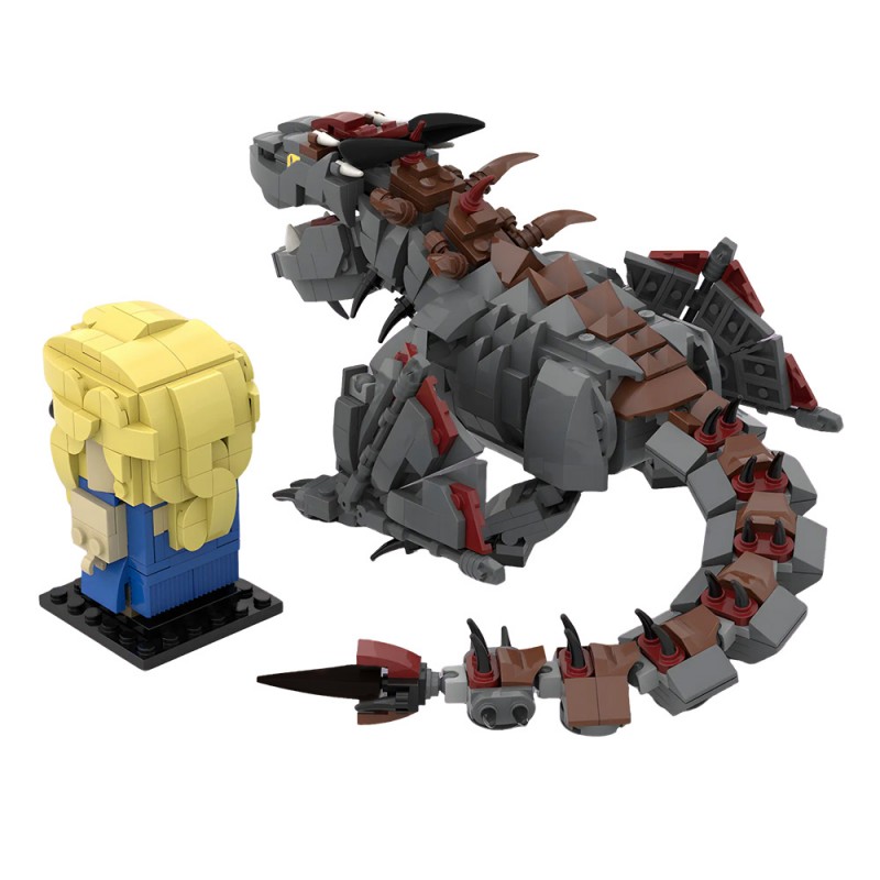 GOBRICKS MOC 210930 Daenerys Drogon Game of Thrones - YWOBB