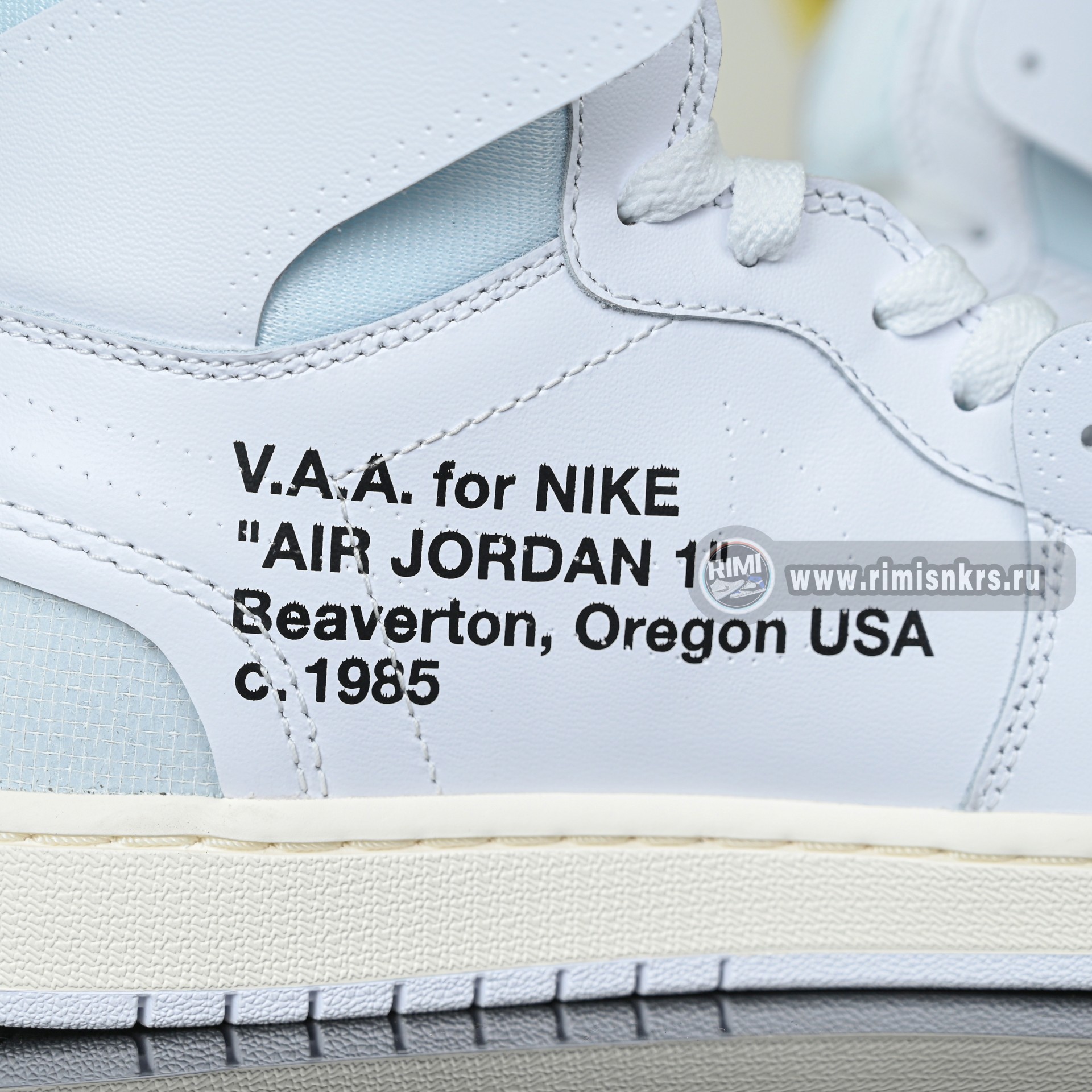 Virgil Abloh Archive x Air Jordan 1 High ‘Alaska’ AA3834-100