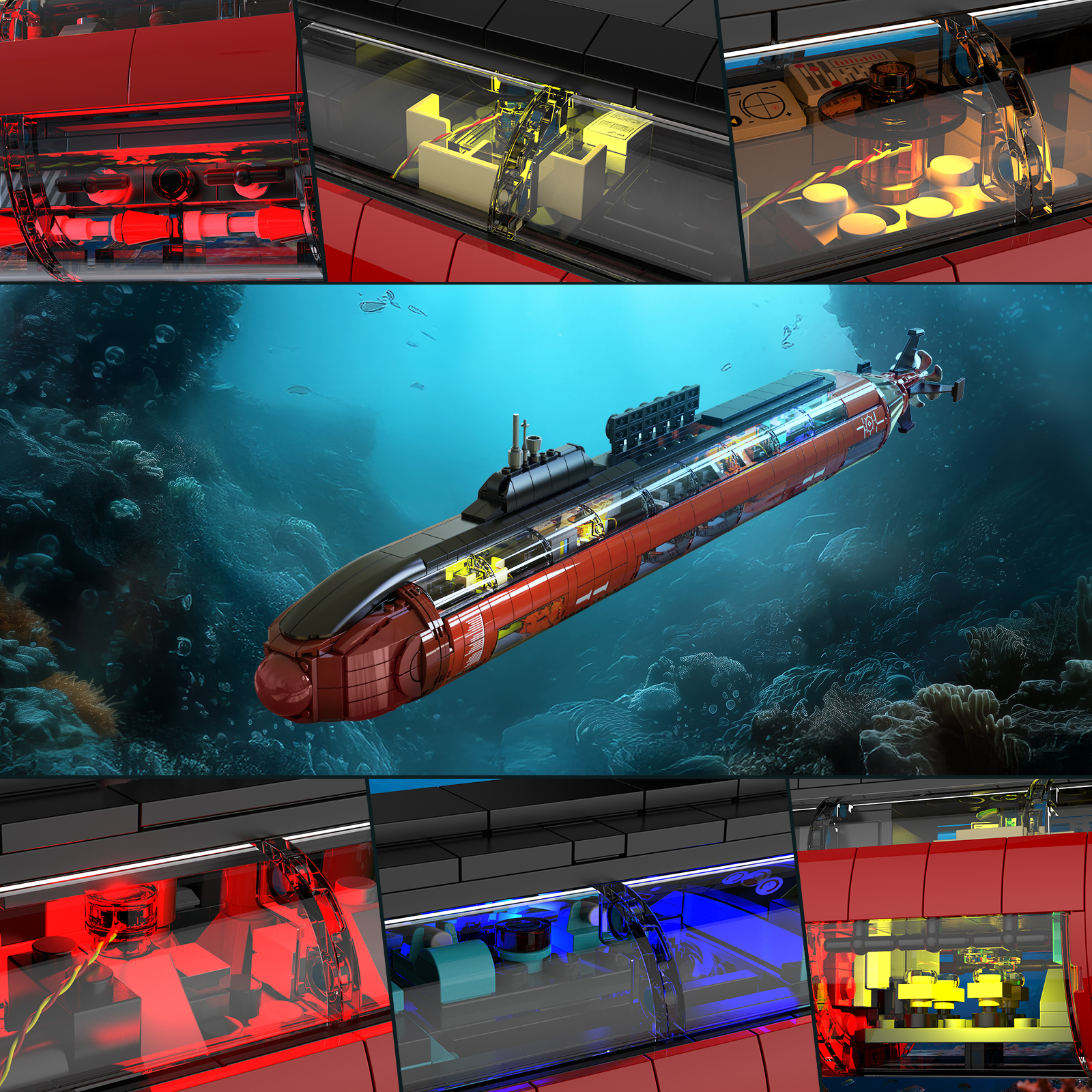 JMBricklayer 60014 STRATEGIC NUCLEAR SUBMARINE - YWOBB