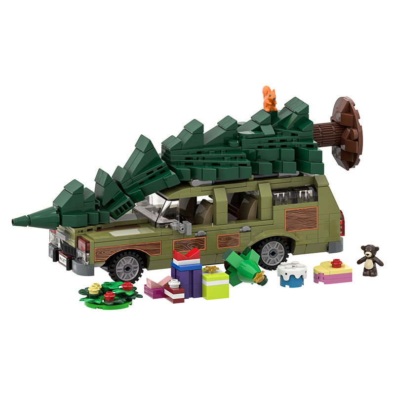 GOBRICKS MOC S1052 National Lampoon's Christmas Vacation car - YWOBB