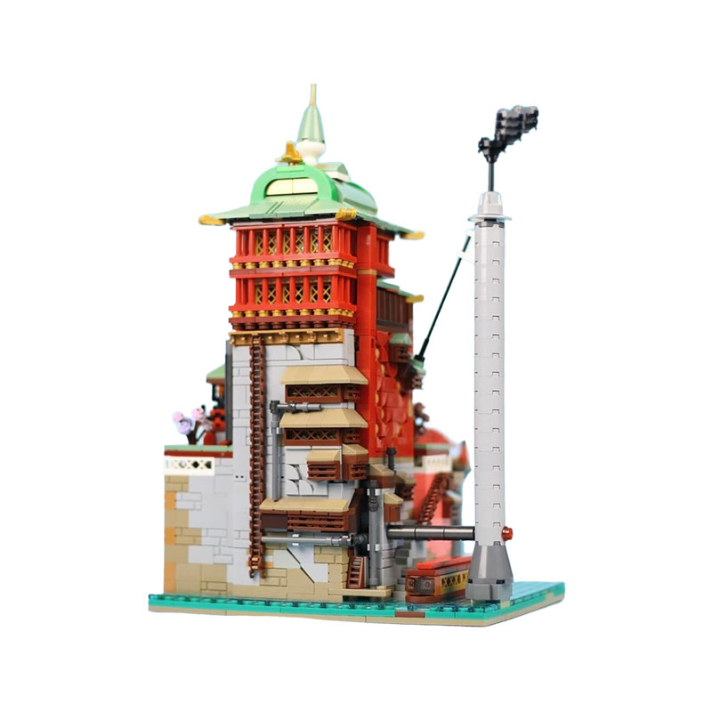 GOBRICKS MOC 258292 Hayao Miyazaki Bathhouse - YWOBB