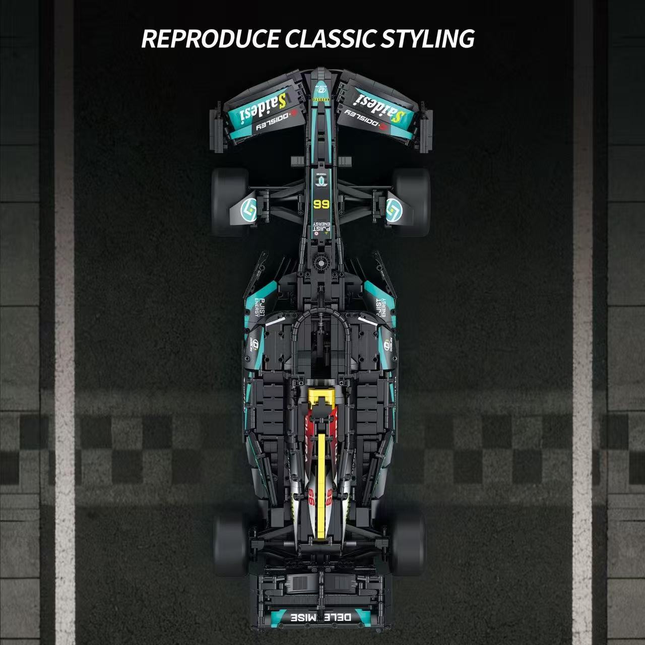 Reobrix 11040 1:8 F1 Racing Car - YWOBB