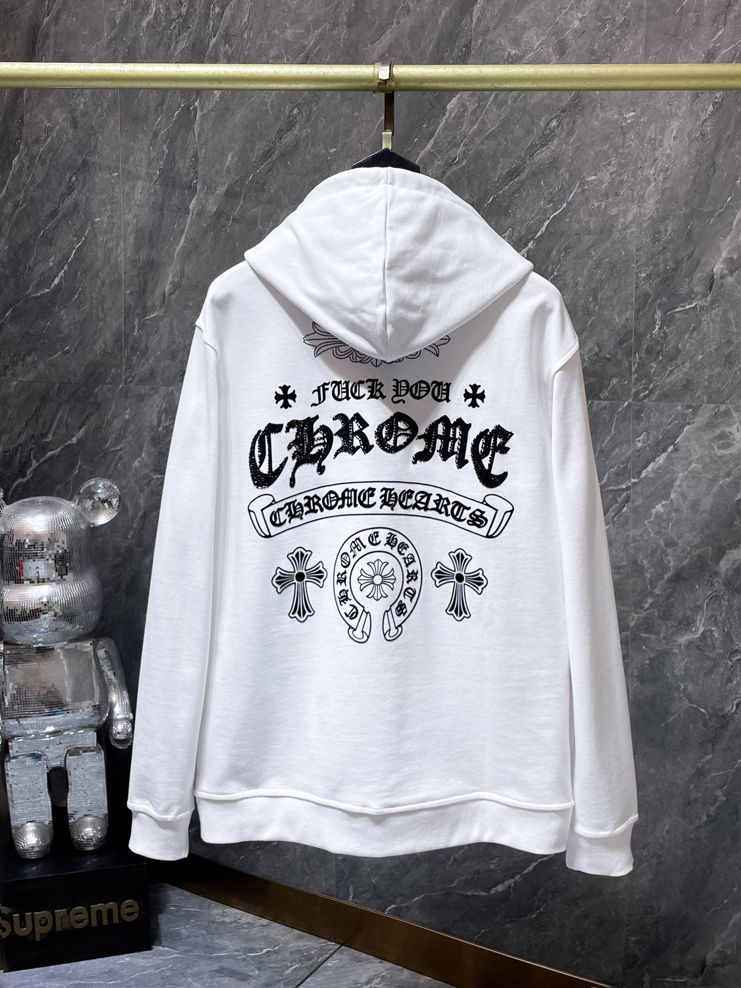 90_Chrome Heart hoodie