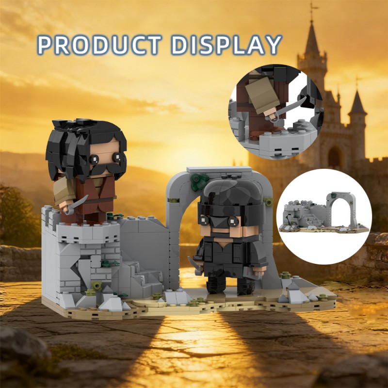 GOBRICKS MOC S0147 The Princess Bride Westley fights Inigo - YWOBB