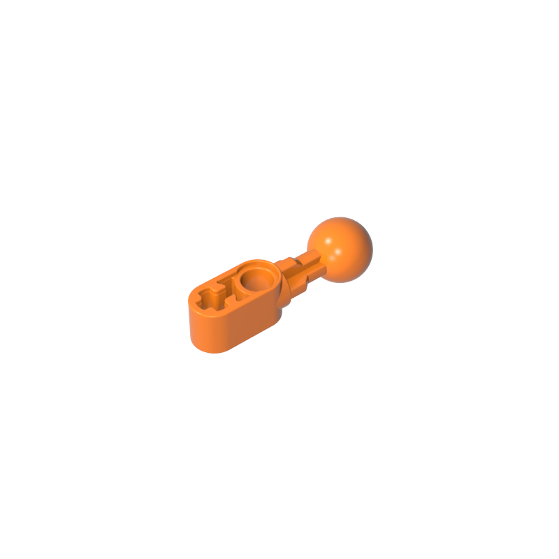 GOBRICKS GDS-1154 Modified Ball Joint Straight 1 x 2 - YWOBB