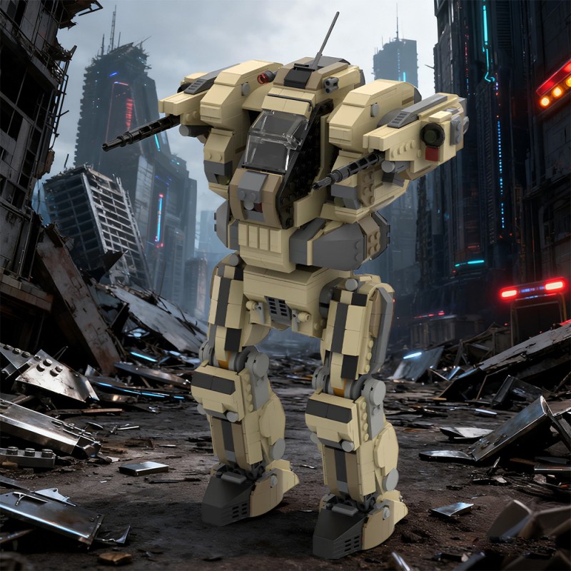 GOBRICKS MOC 210143 Battletech Blackjack - YWOBB