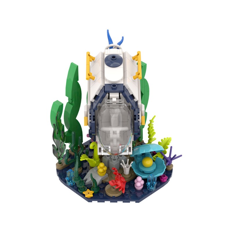 GOBRICKS MOC S1109 subnautica 2 tadpole - YWOBB
