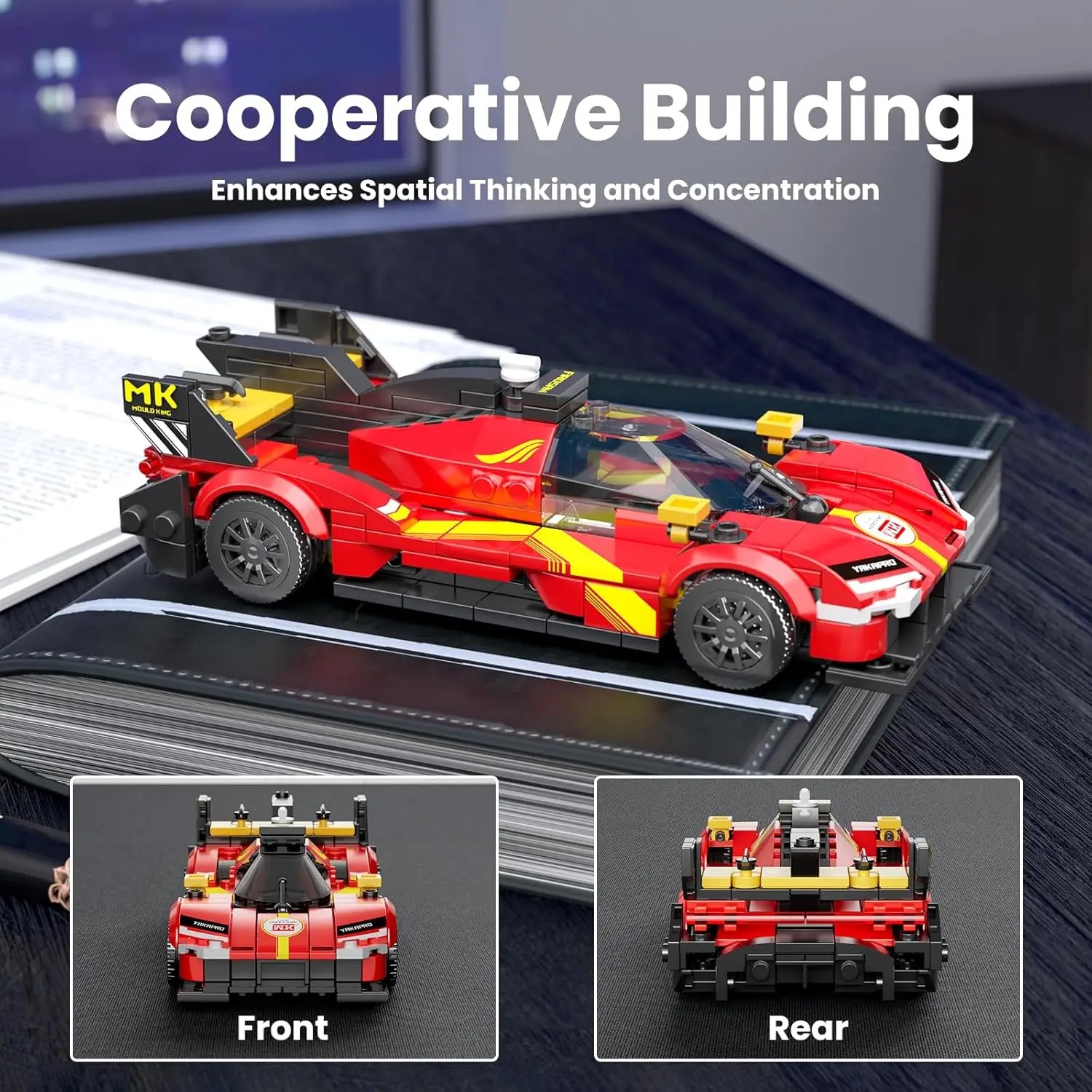 Mould King 27100 FR499P Le Mans Hypercar - YWOBB