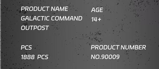 Amazing Block 90009 STAR PLAN GALACTIC COMMAND OUTPOST - YWOBB