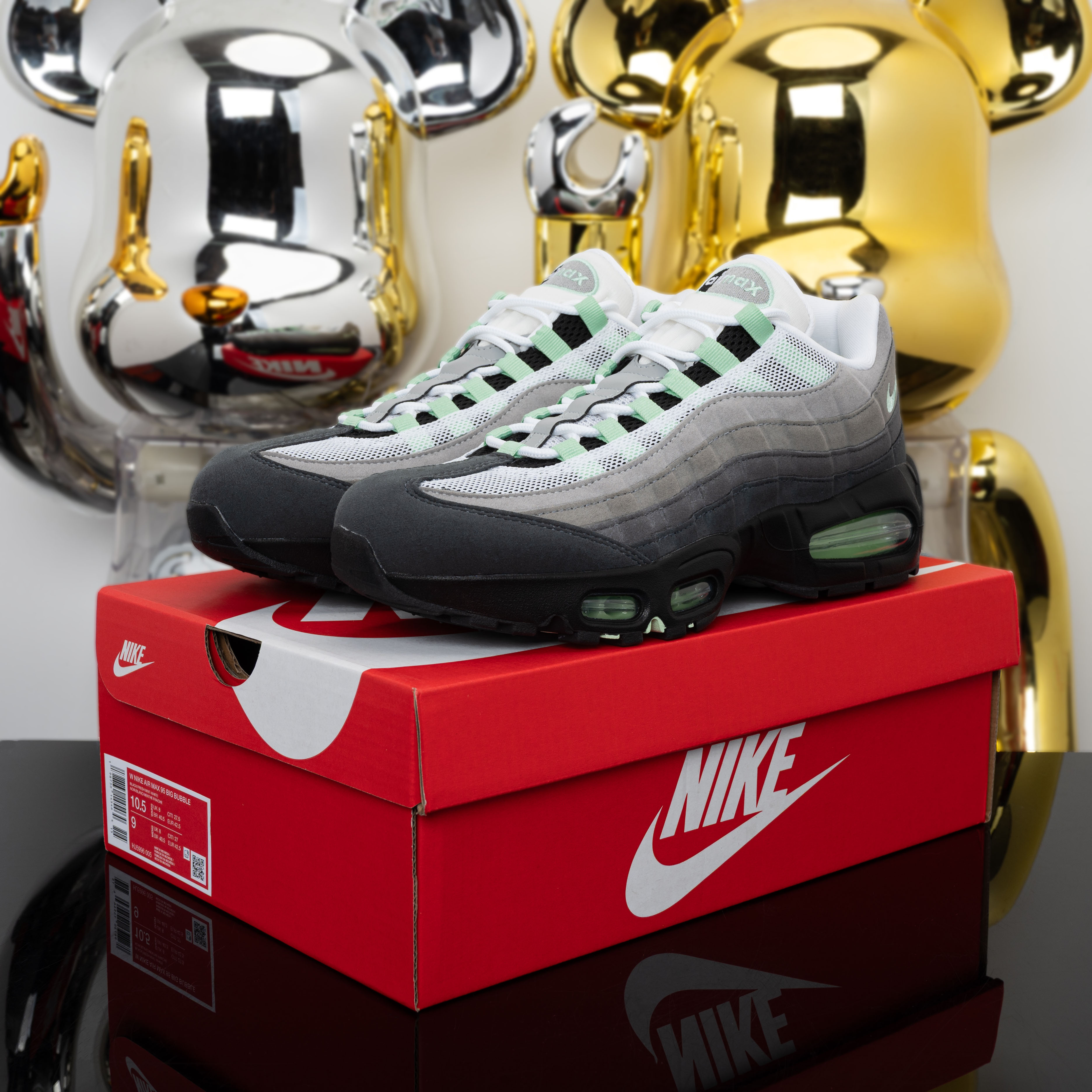 Nike Air Max 95 Big Bubble Black Fresh Mint HJ5996-005