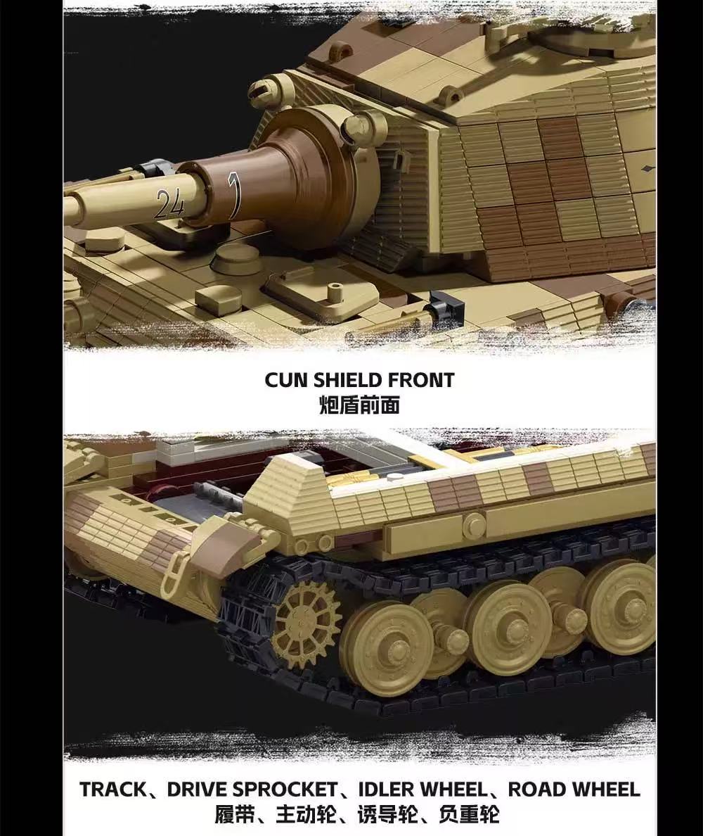 TK2 8004 PANZER VI AUSF.B TIGER II 124 - YWOBB