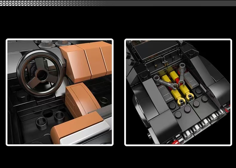 Mould King 27096 Bugatti La Voiture Noire - YWOBB