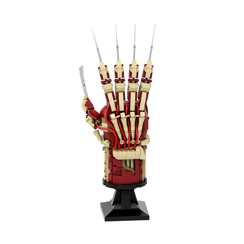 GOBRICKS MOC S1121 A Nightmare on Elm Street Gloves - YWOBB