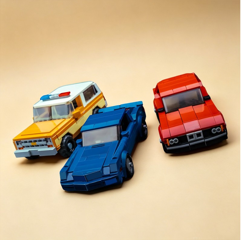 GOBRICKS MOC 243233 Stranger Things car trilogy bundle - YWOBB