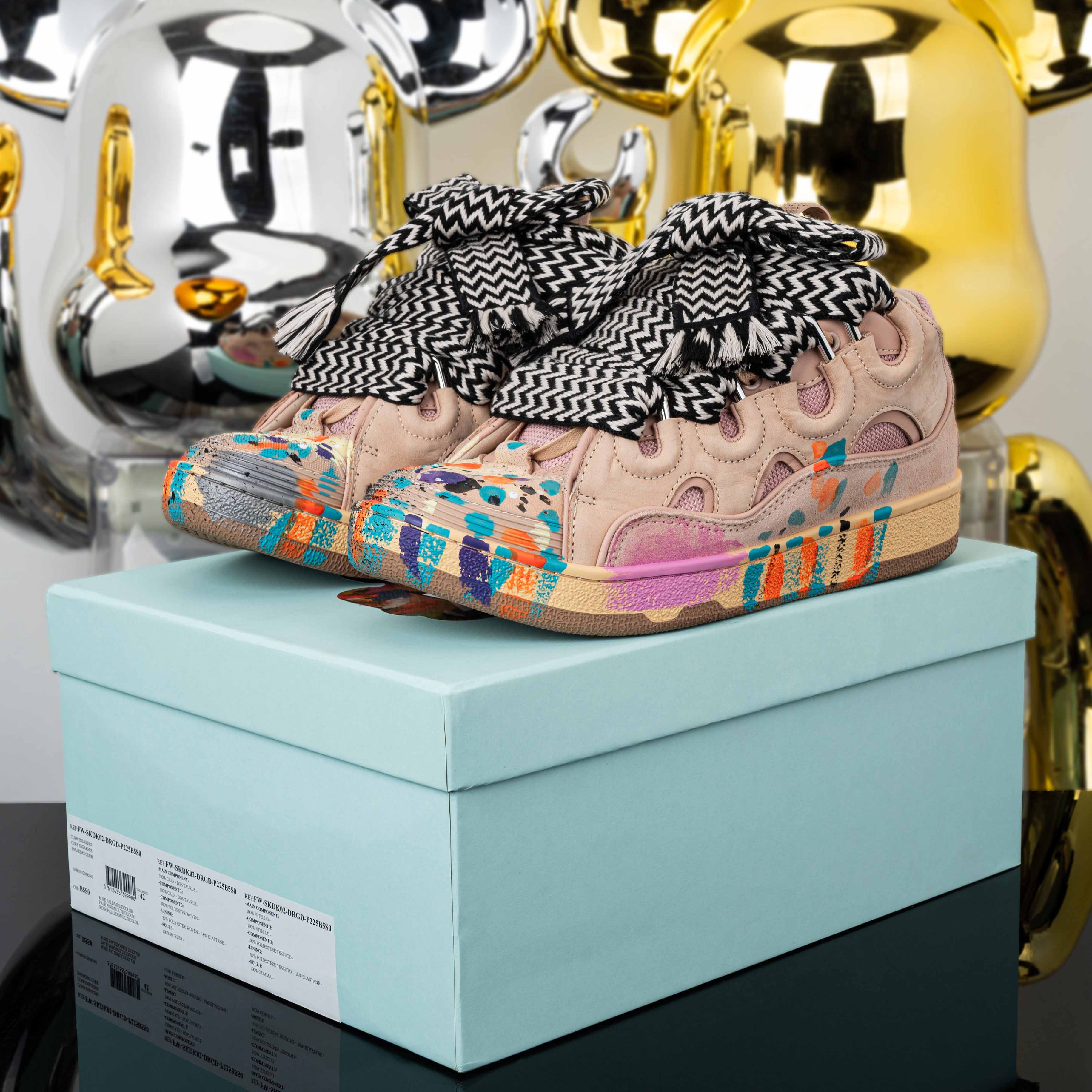 Lanv*n Curb Sneakers  FW-SKDK02-DRGD-P225B5S0