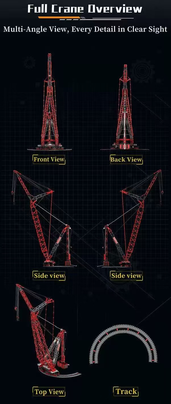 Reobrix 22028 Super-large SK6000 Land-Based Ring Crane - YWOBB