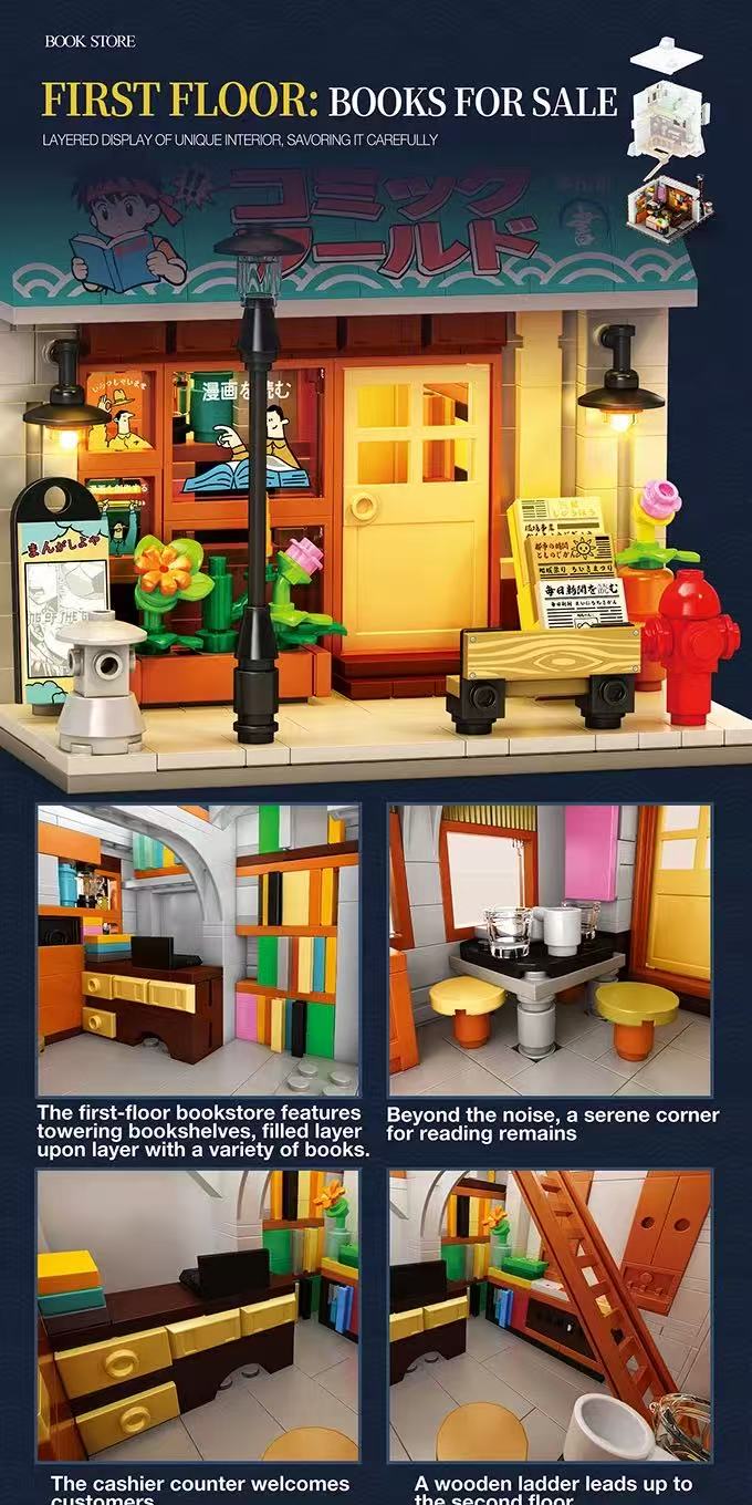 Reobrix 66505 Book Store - YWOBB