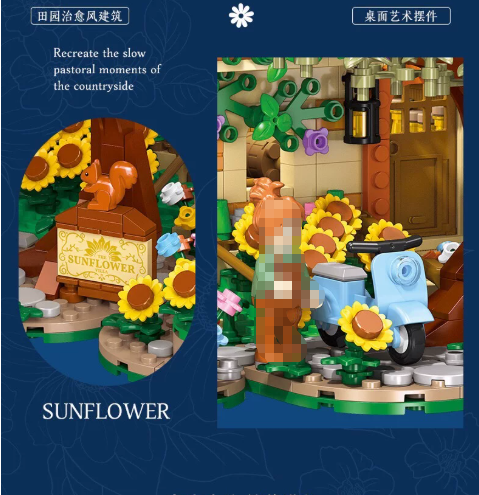 JIE STAR X68004 SUNFLOWERS FARM - YWOBB