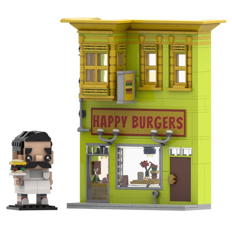 GOBRICKS MOC S0140 Bob's burgers - YWOBB