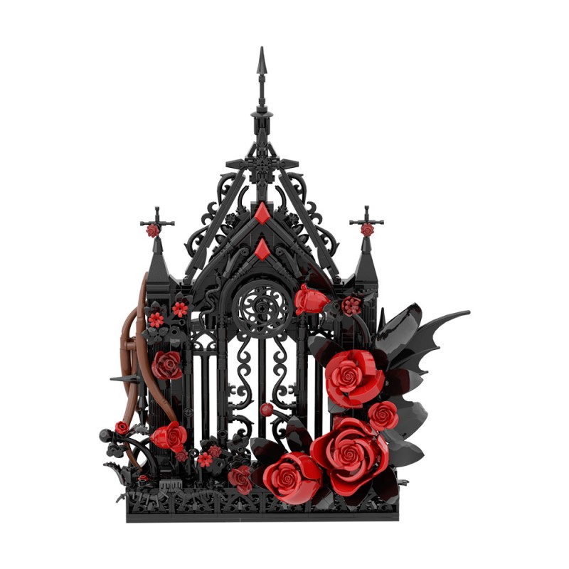 GOBRICKS MOC S1067 Gothic windows - YWOBB