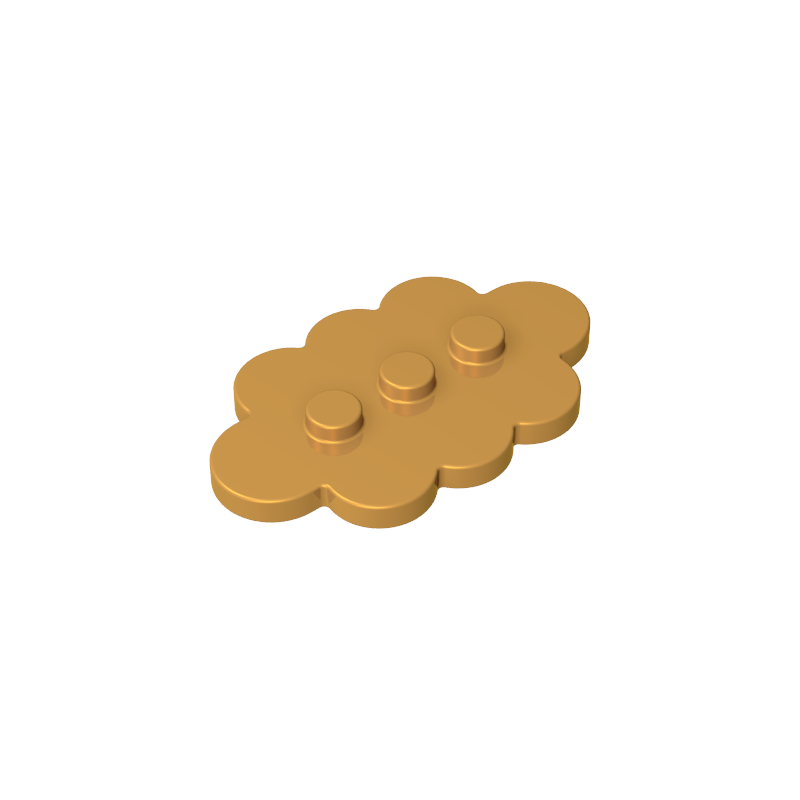 GOBRICKS GDS-2138 Tile Modified 3 x 5 Cloud - YWOBB