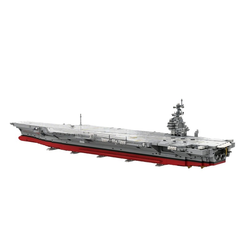 GOBRICKS MOC 241814 USS Enterprise (CVN-80) - YWOBB