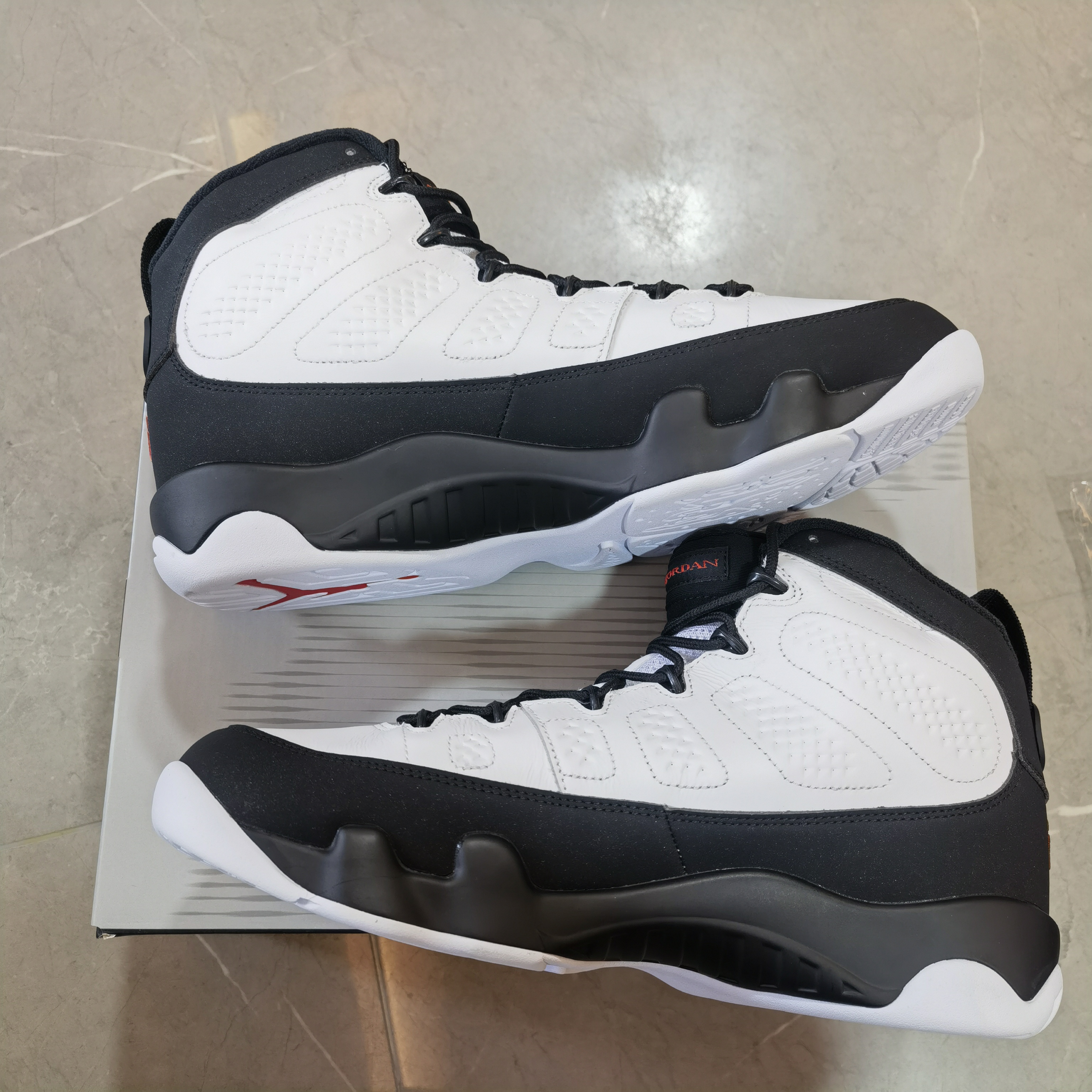 Air Jordan 9 Retro White Black CDP