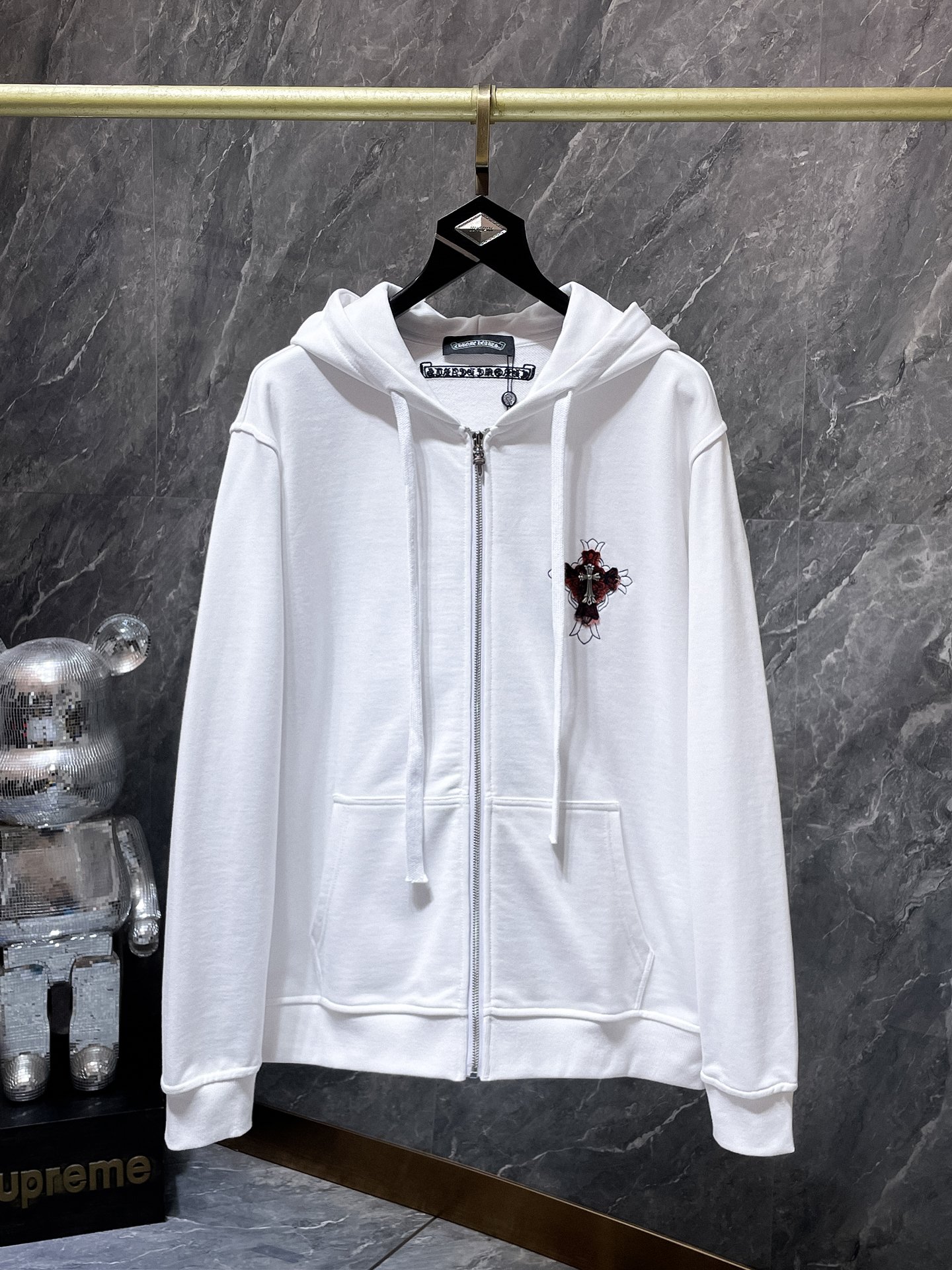 93_Chrome Heart hoodie