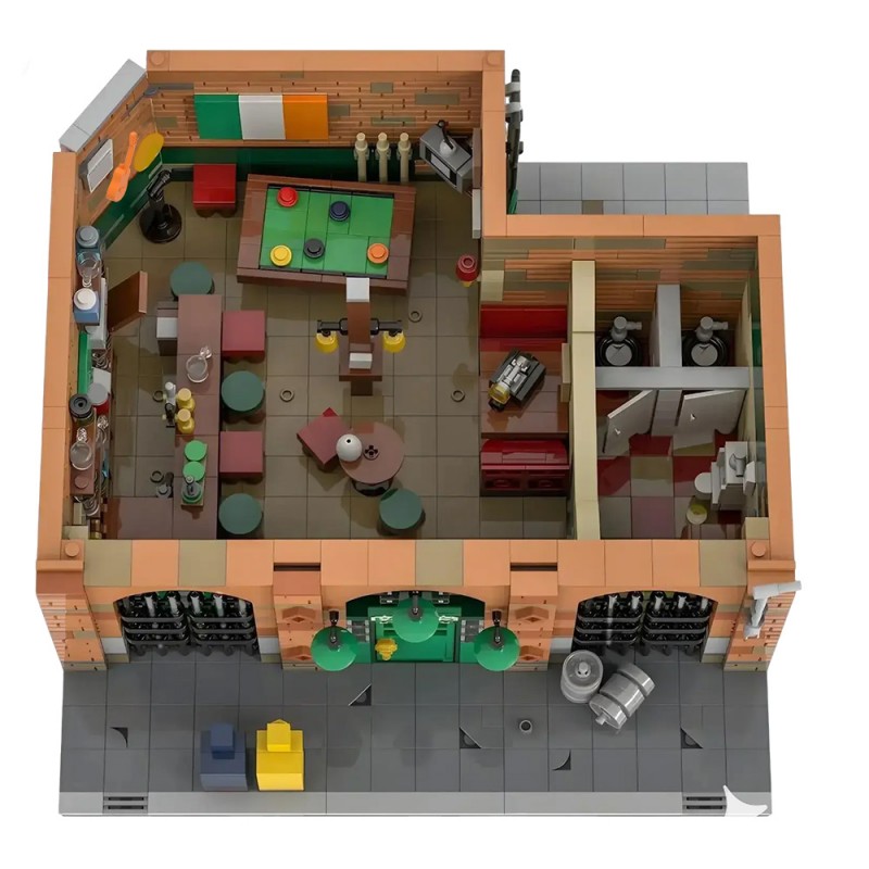 GOBRICKS MOC 107637 Paddy's Pub - YWOBB