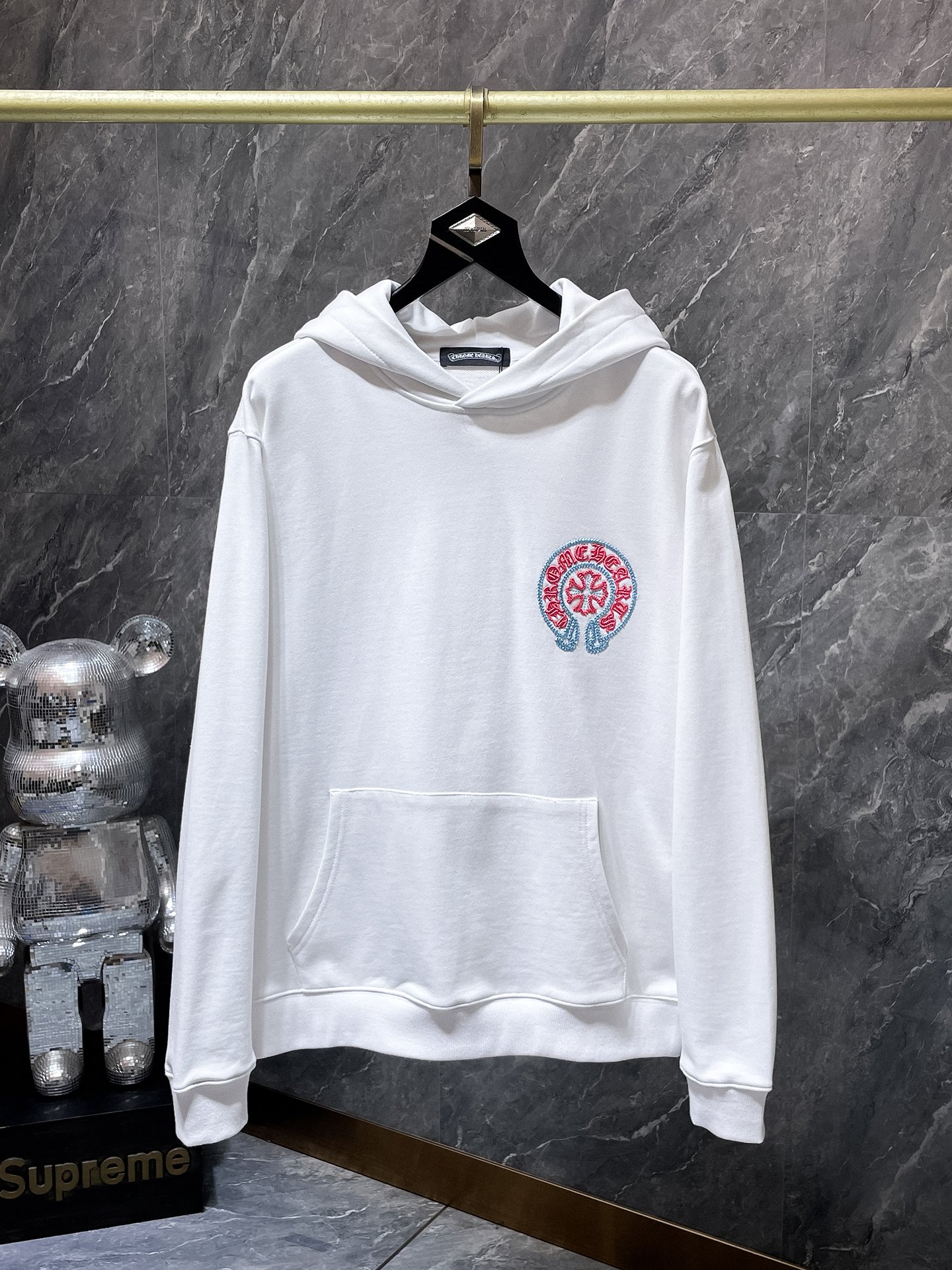 100_Chrome Heart hoodie