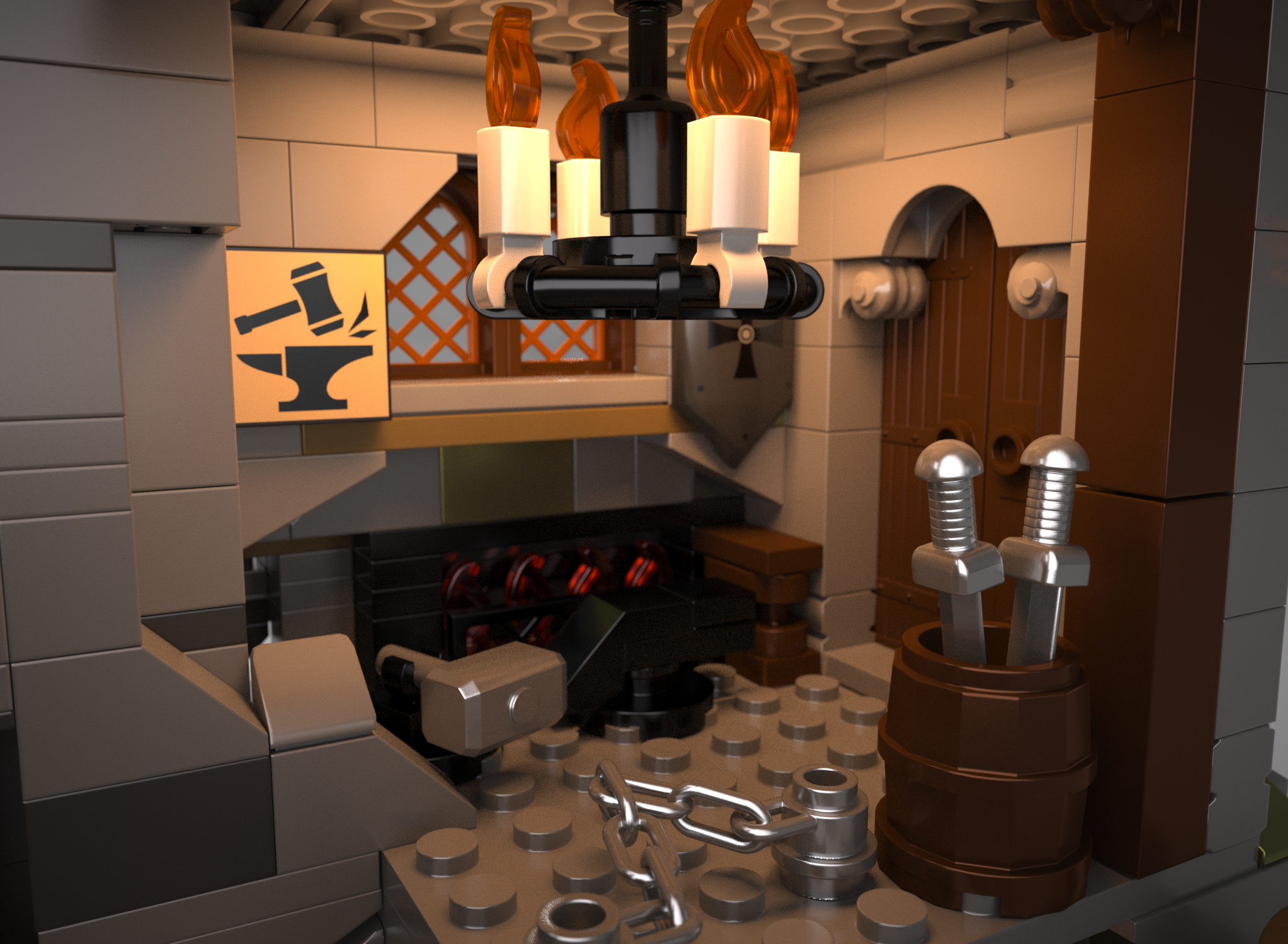 Iambrick 40210 Holy Spirit Knight Fortress - YWOBB