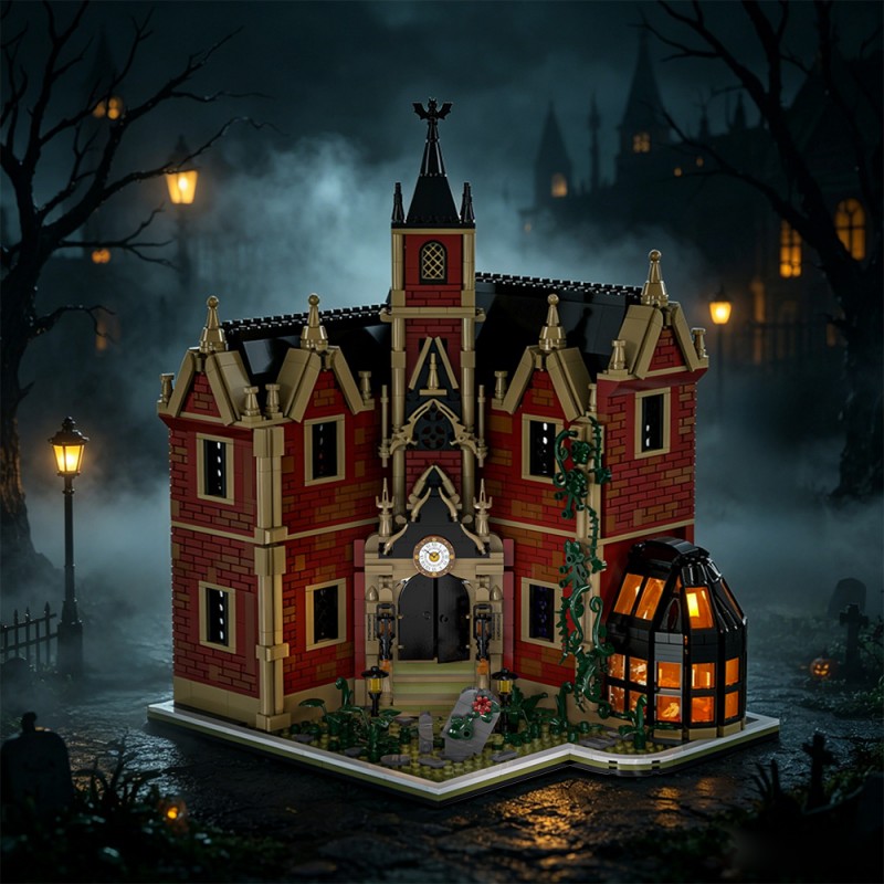 GOBRICKS MOC S1011 Haunted House - YWOBB